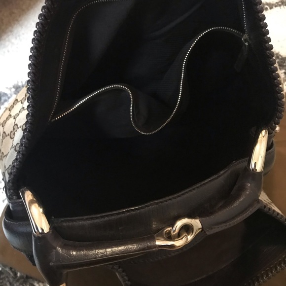 🎉🎉 SOLD 🎉🎉 Gucci Large Horsebit Hobo Monogram - Picture 5 of 7